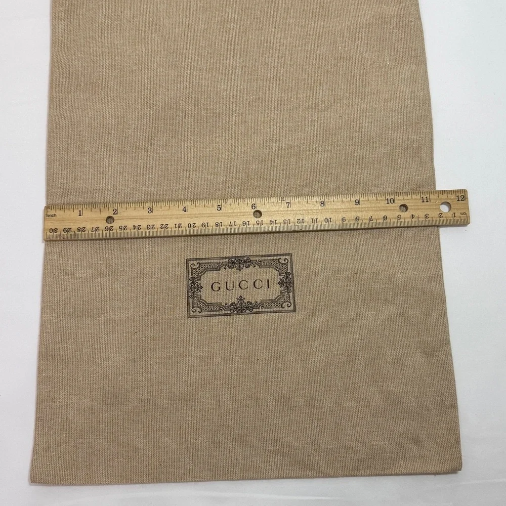 Gucci‎ Beige Drawstring Dust Bag 11x17